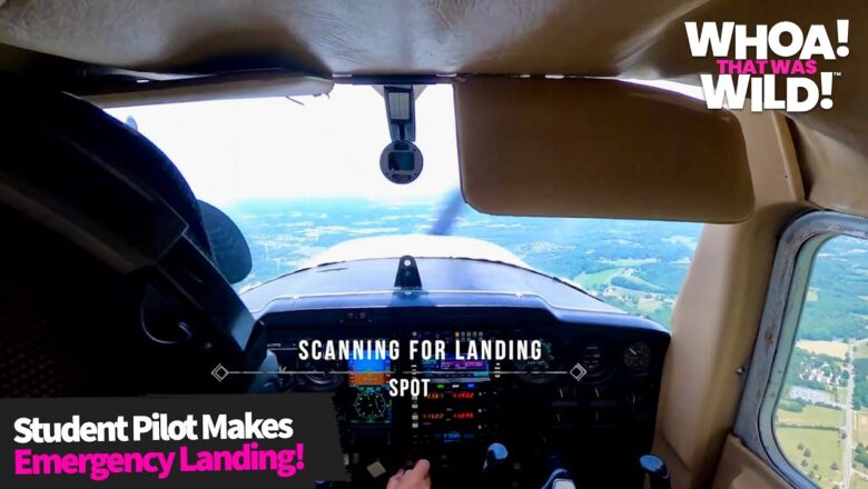 Student Pilot Makes Emergency Landing in Field!