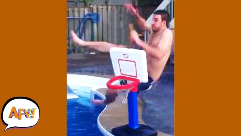 Why You DON’T RUN Around Pools! 🤣 | Top Funny Pools Fails | AFV Shorts