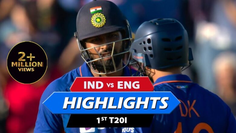 1st T20I | Hindi | Highlights | India Tour Of England | 7th July 2022