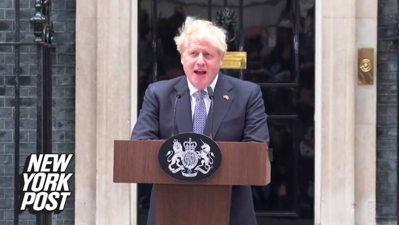 Boris Johnson says he is ‘immensely proud’ in resignation speech | New York Post