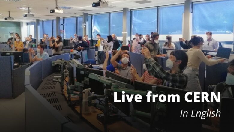 Live from CERN: Join us for the first collisions for physics at 13.6 TeV!