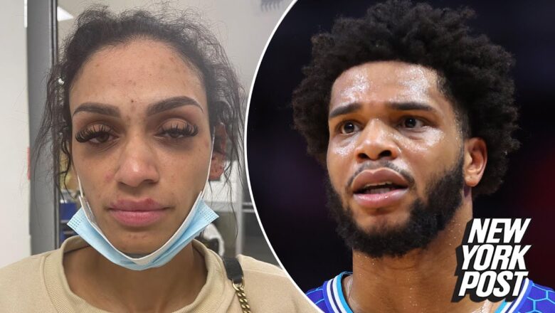 Wife of Hornets player Miles Bridges shares photos of alleged attack | New York Post