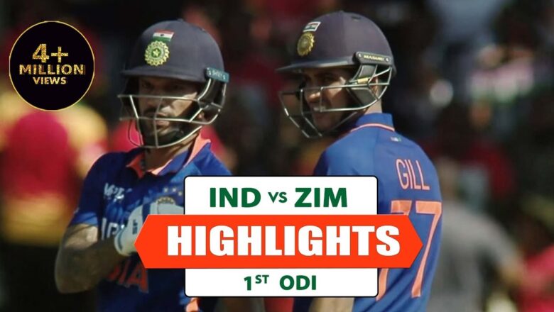 1st ODI | Hindi | Highlights | India Tour Of Zimbabwe | 18th August 2022