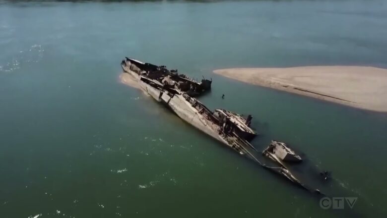 Extreme drought in Europe exposes sunken Nazi warships | Hitler’s Black Sea fleet