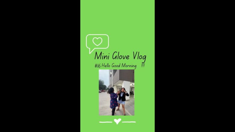 #miniglovevlog day 16 “hello Goodmorning” #littleglove #ashortaday #minivlog