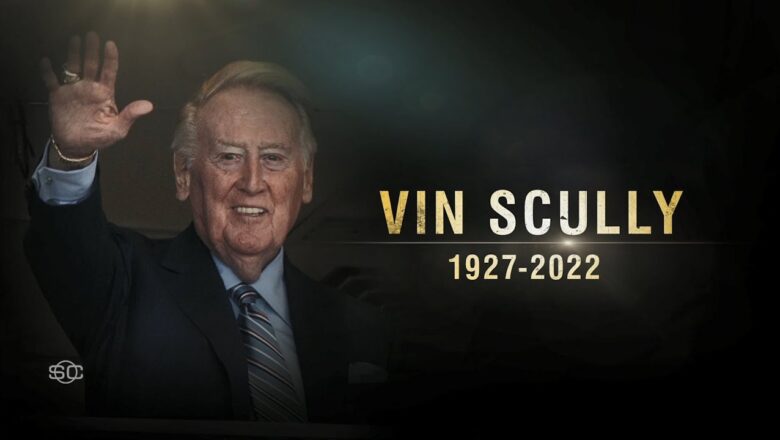 Vin Scully, iconic former Los Angeles Dodgers broadcaster, has died at age 94 | SportsCenter
