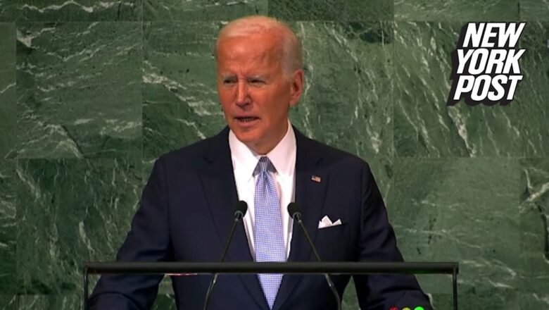 Biden rebukes Russia over war with Ukraine at UN General Assembly | New York Post