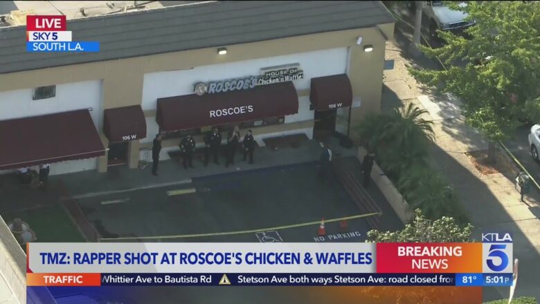 Rapper PnB Rock shot while eating at South L.A. Roscoe’s Chicken and Waffles: TMZ