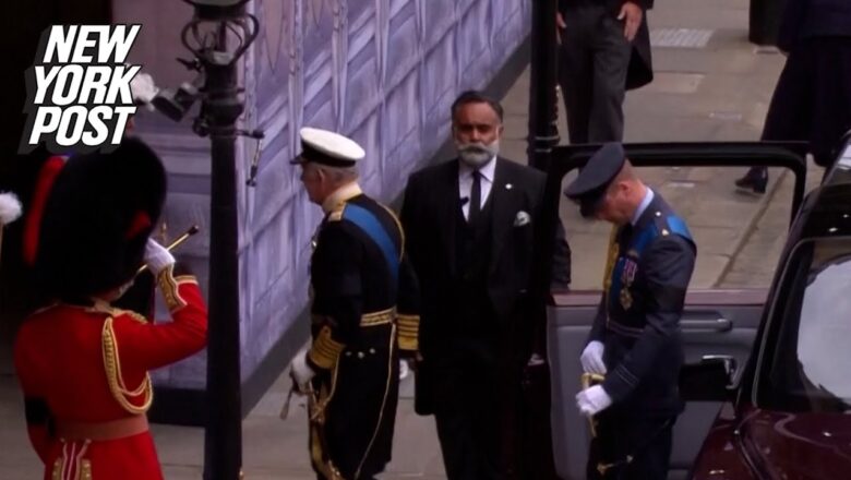 RAW: Senior Royals Arrive at Westminster For Queen’s Funeral | New York Post