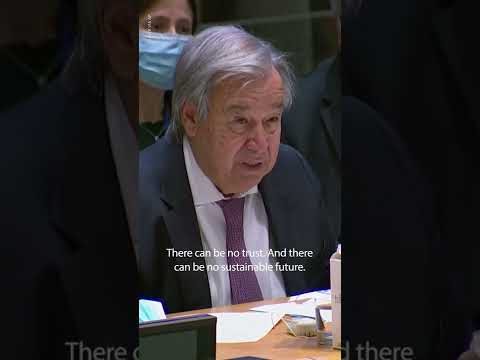 UN chief: ‘Nuclear blackmail’ could risk ‘Armageddon’ | USA TODAY #Shorts
