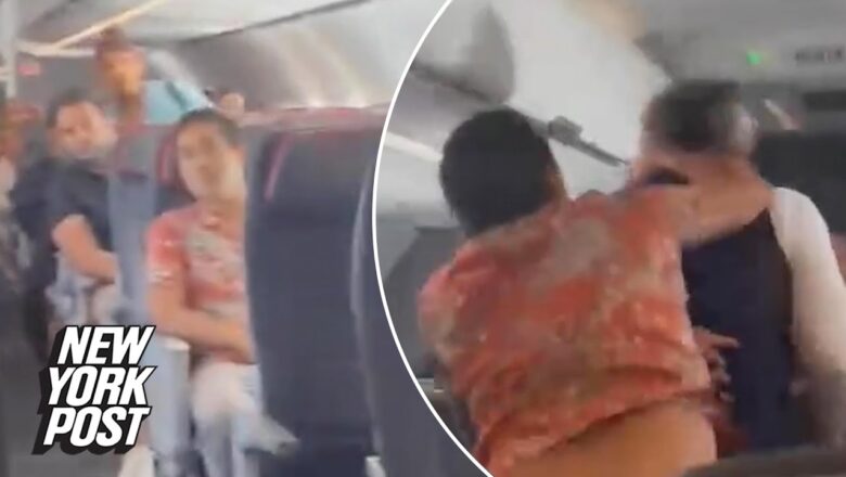 Video shows American Airlines passenger punching flight attendant | New York Post