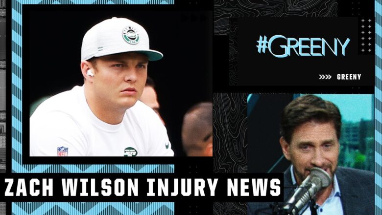 ‘WE ARE CURSED’ ‼️ Zach Wilson won’t be back until at least Week 4 & Jets fan #Greeny is so sad ?