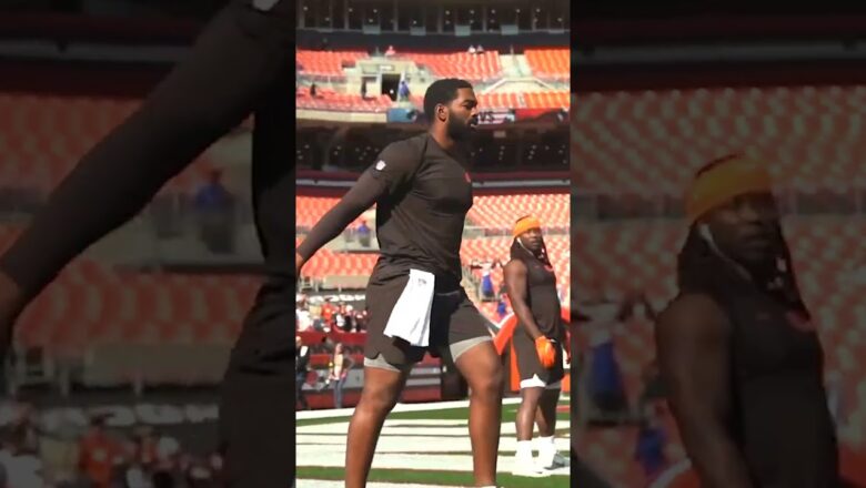 Brissett warmin’ up at FirstEnergy #shorts