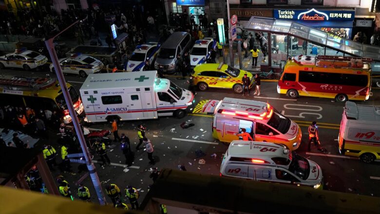 Hundreds killed or injured after stampede during Halloween festivities in South Korea