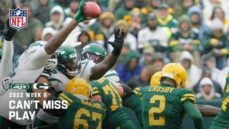 Jets Block FG Attempt!