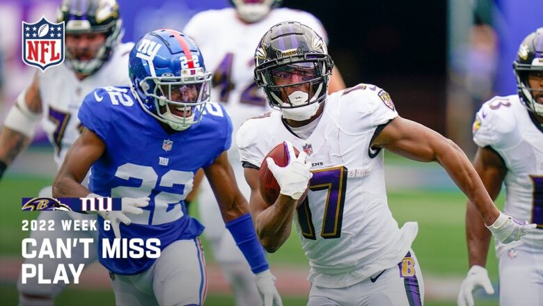 Kenyan Drake Slices Through Giants Secondary to Score!