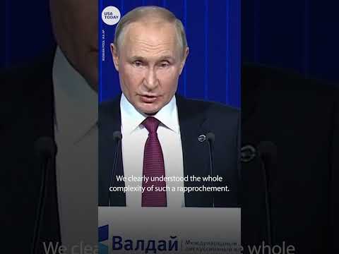 Putin to the West: ‘Let’s stop being enemies’ | USA TODAY #Shorts