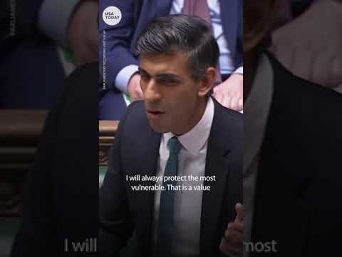 Rishi Sunak answers first PMQs as UK prime minister | USA TODAY #Shorts
