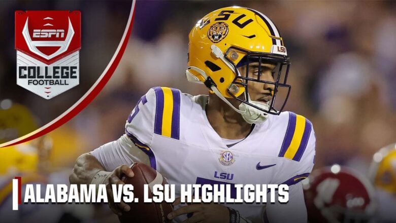 Alabama Crimson Tide vs. LSU Tigers | Full Game Highlights