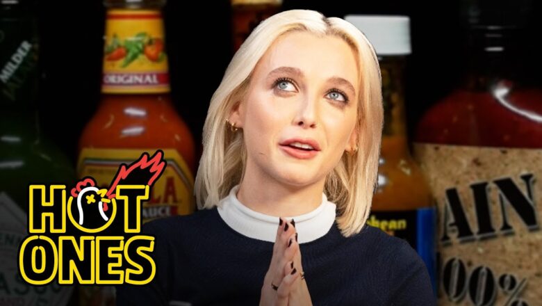 Emma Chamberlain Has a Spiritual Awakening While Eating Spicy Wings | Hot Ones