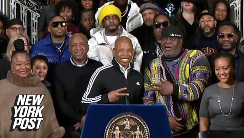 Mayor Adams hosts hip hop’s greatest names at City Hall on eve of rap’s 50th | New York Post