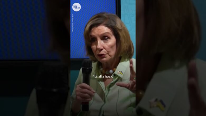 Nancy Pelosi: Some Republicans think climate crisis ‘is all a hoax’ | USA TODAY #Shorts