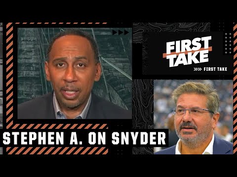 Stephen A. reacts to Dan Snyder’s potential sale of the Commanders | First Take