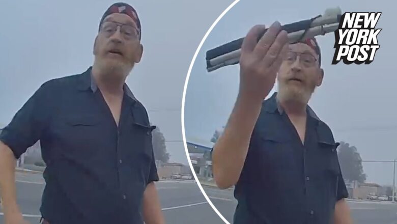 WATCH: Cops arrest legally blind Florida man after mistaking folded cane for gun | New York Post