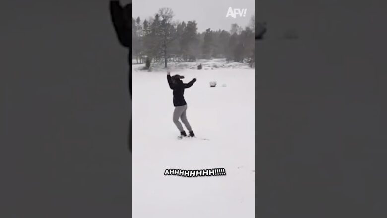 Heading into the New Year Like… ?❄️ #fail #fall #snow #afv #winter