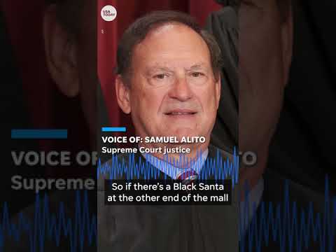 Justice Alito makes joke about Black children wearing KKK outfits | USA TODAY #Shorts