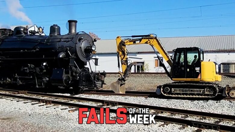 Train Vs Bulldozer! Fails of the Week
