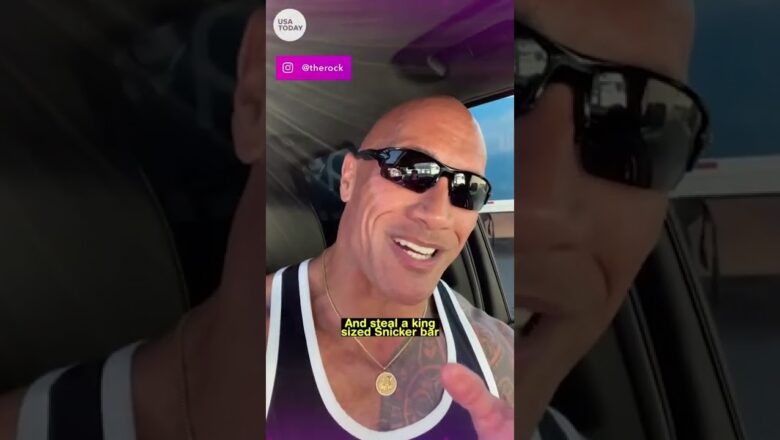 Watch Dwayne ‘The Rock’ Johnson buy every Snickers bar at 7-Eleven | ENTERTAIN THIS! #Shorts