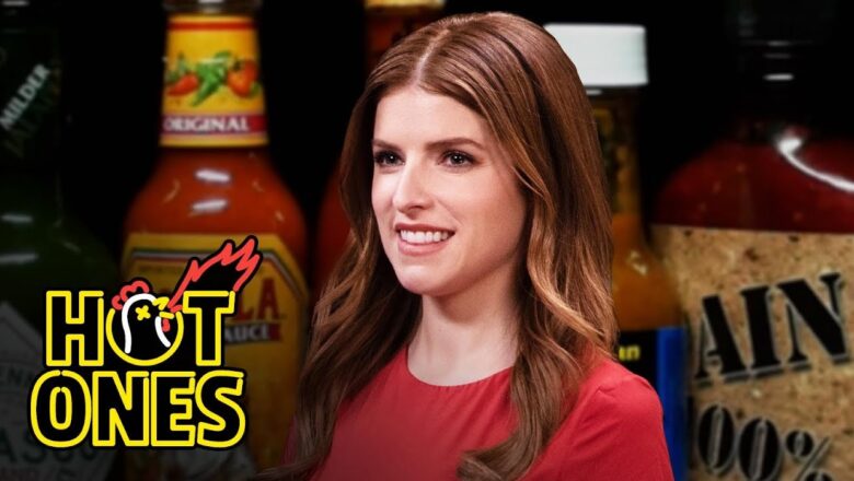 Anna Kendrick Gets the Giggles While Eating Spicy Wings | Hot Ones