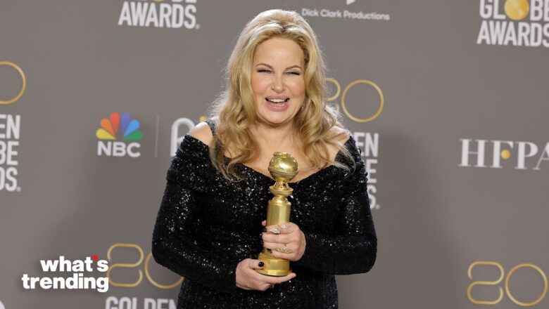 Jennifer Coolidge Took Over The Golden Globes | What’s Trending Celeb Scoop