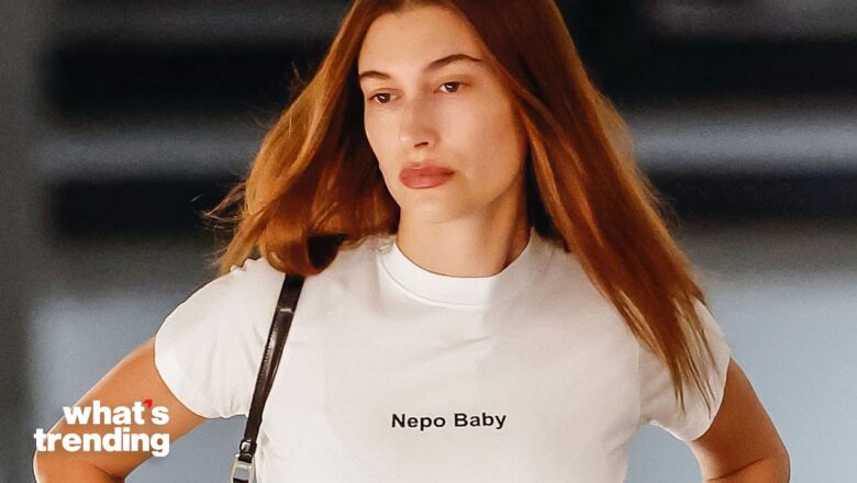 People Are Divided On Hailey Bieber’s Nepo Baby Statement | What’s Trending In Seconds | #Shorts