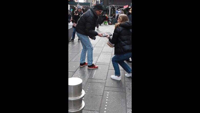 Testing Meet Cutes In Times Square #shorts