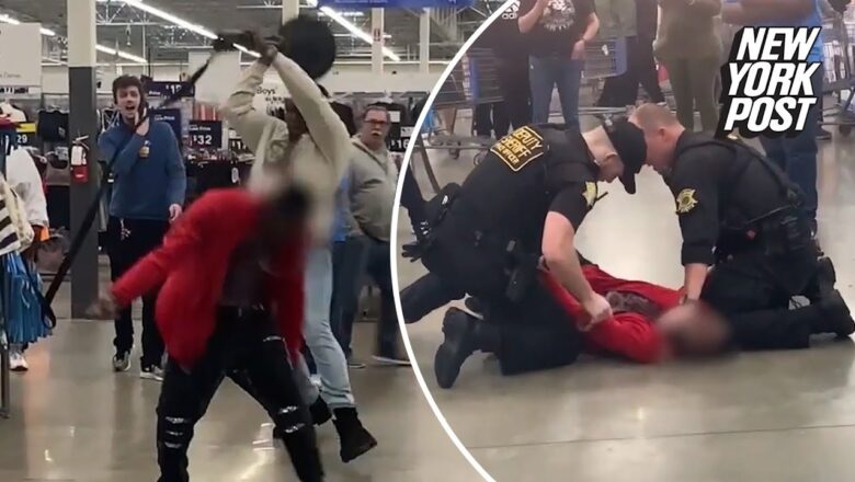 WATCH: Veteran takes down knife-wielding man in South Carolina Walmart | New York Post
