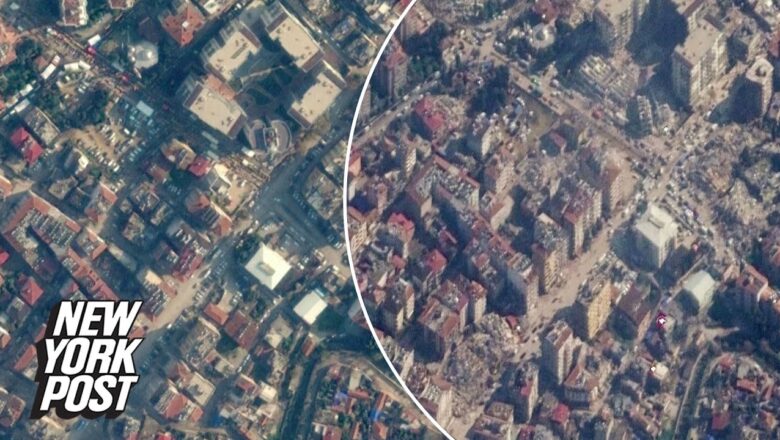 Before and after satellite images show scale of Turkey earthquake destruction | New York Post