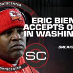 BREAKING: Eric Bieniemy accepts OC job with Washington Commanders | SportsCenter