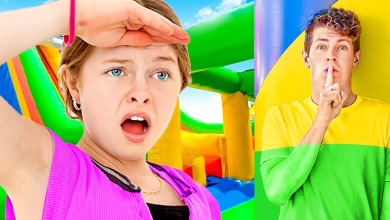 Extreme Hide & Seek in World’s Largest Bounce House