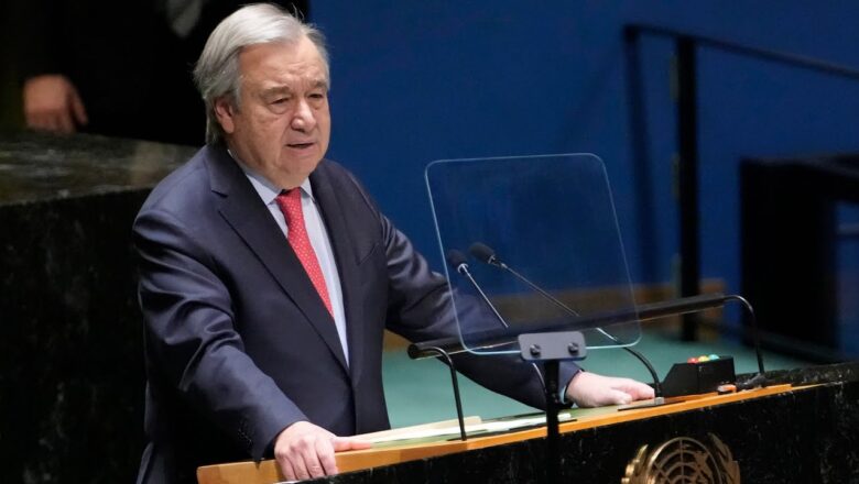 Guterres: Invasion of Ukraine an “affront to our collective conscience | FULL SPEECH