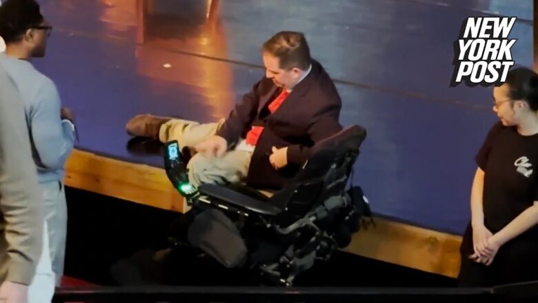 Paralyzed Councilman Chris Hinds forced to crawl onto debate stage with no wheelchair ramp | NY Post