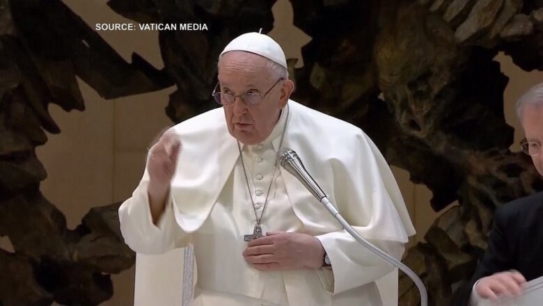 Pope Francis describes war in Ukraine ‘cruel, absurd’ and calls for cease-fire