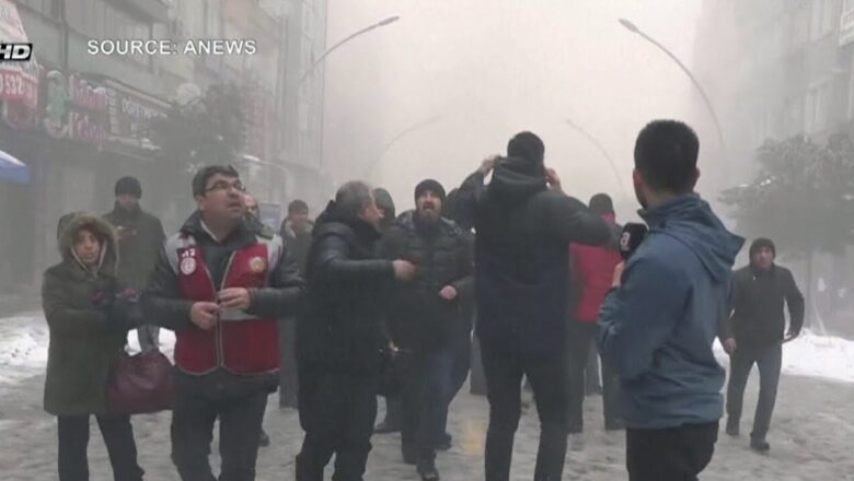 WARNING: Dramatic video shows second quake strike Turkiye