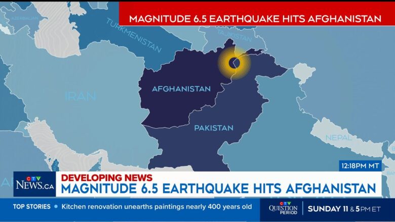 6.5 magnitude earthquake strikes northeast Afghanistan