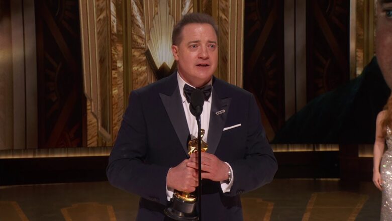 Brendan Fraser Accepts the Oscar for Lead Actor