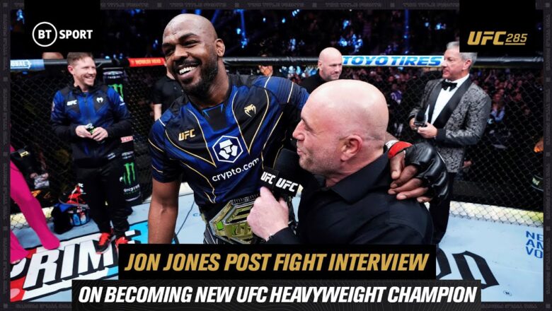 EPIC SCENES! Jon Jones becomes the NEW UFC Heavyweight Champion at UFC 285! ? ?