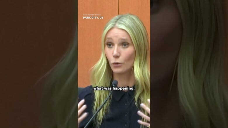 Gwyneth Paltrow testifies in Utah ski accident trial #Shorts