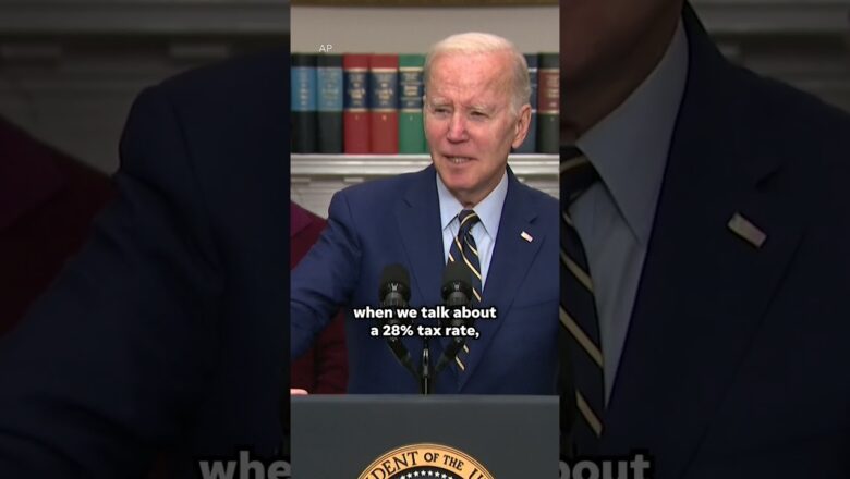 Joe Biden compares ‘wacko liberal’ Ronald Reagan’s tax rate to his budget proposal #Shorts