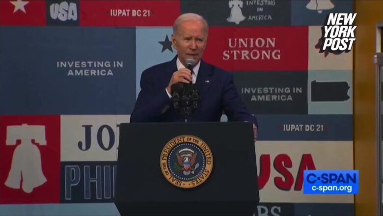 Joe Biden jokes he’s ‘400’ years old | New York Post